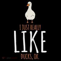 Duck Gifts I Just Really Like Ducks Ok Women's Tank Top thumb 5
