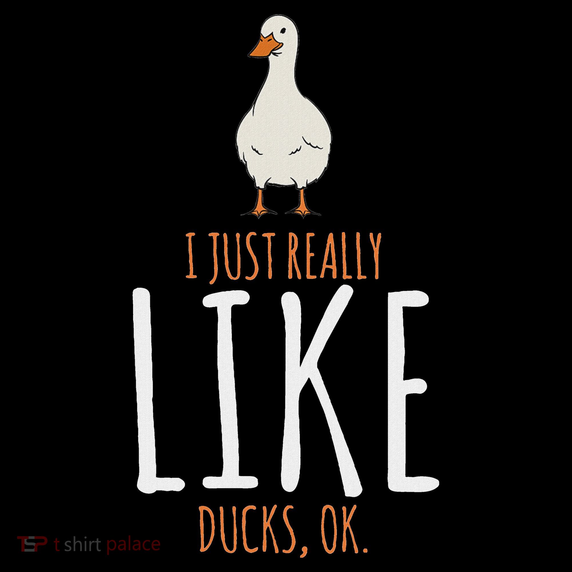 Duck Gifts I Just Really Like Ducks Ok Women's Tank Top