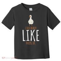 Duck Gifts I Just Really Like Ducks Ok Toddler T-Shirt thumb 0