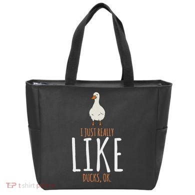 Duck Gifts I Just Really Like Ducks Ok Tote Bag
