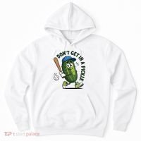 Don't Get In A Pickle Funny Baseball Women Hoodie thumb 0