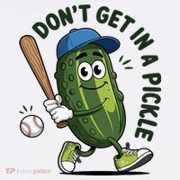 Don't Get In A Pickle Funny Baseball Women Long Sleeve Shirt thumb 2