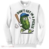 Don't Get In A Pickle Funny Baseball Women Sweatshirt thumb 0