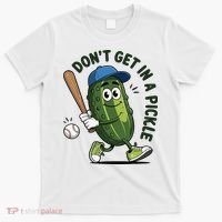 Don't Get In A Pickle Funny Baseball Women T-Shirt thumb 0