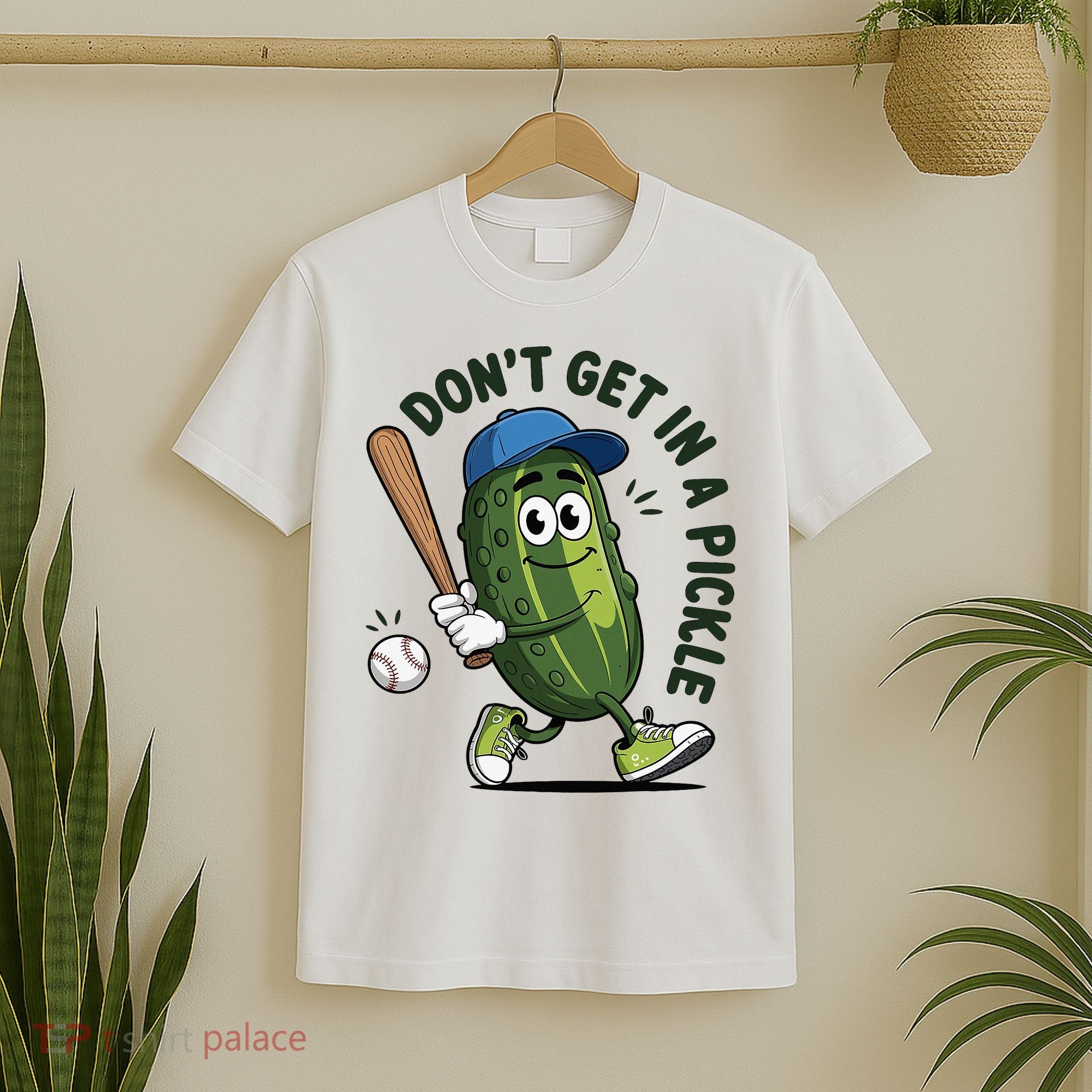Don't Get In A Pickle Funny Baseball Women T-Shirt