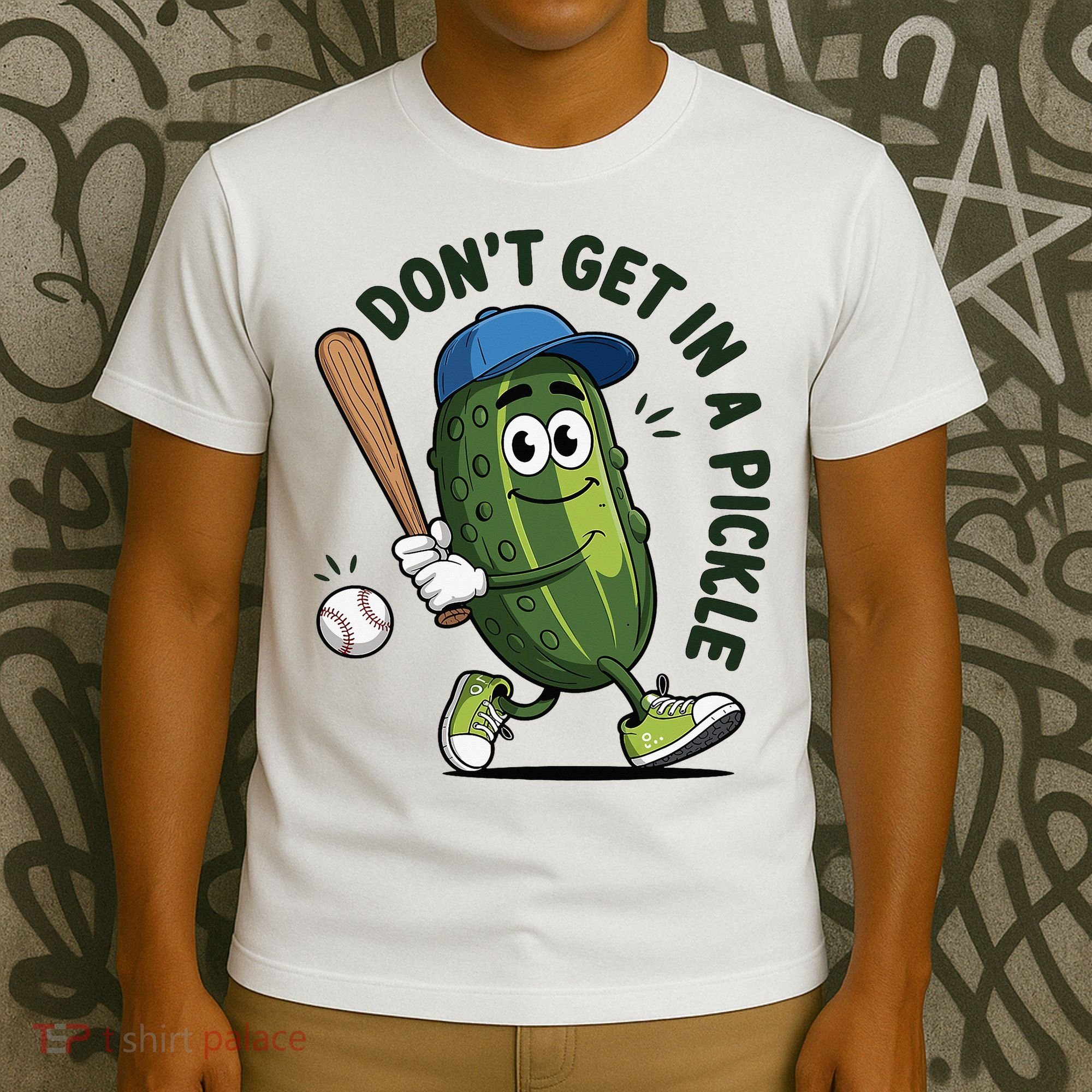 Don't Get In A Pickle Funny Baseball Women T-Shirt