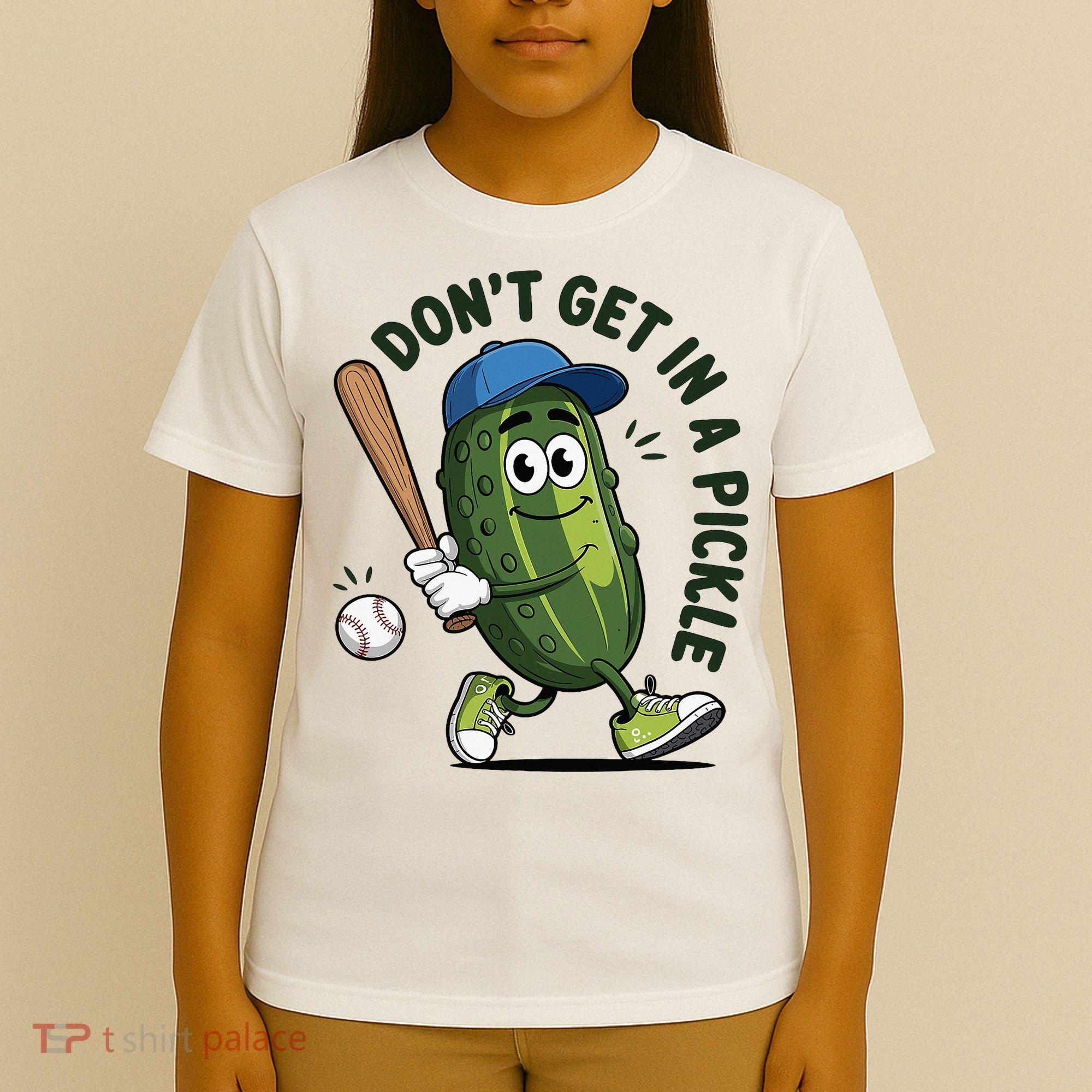 Don't Get In A Pickle Funny Baseball Women T-Shirt