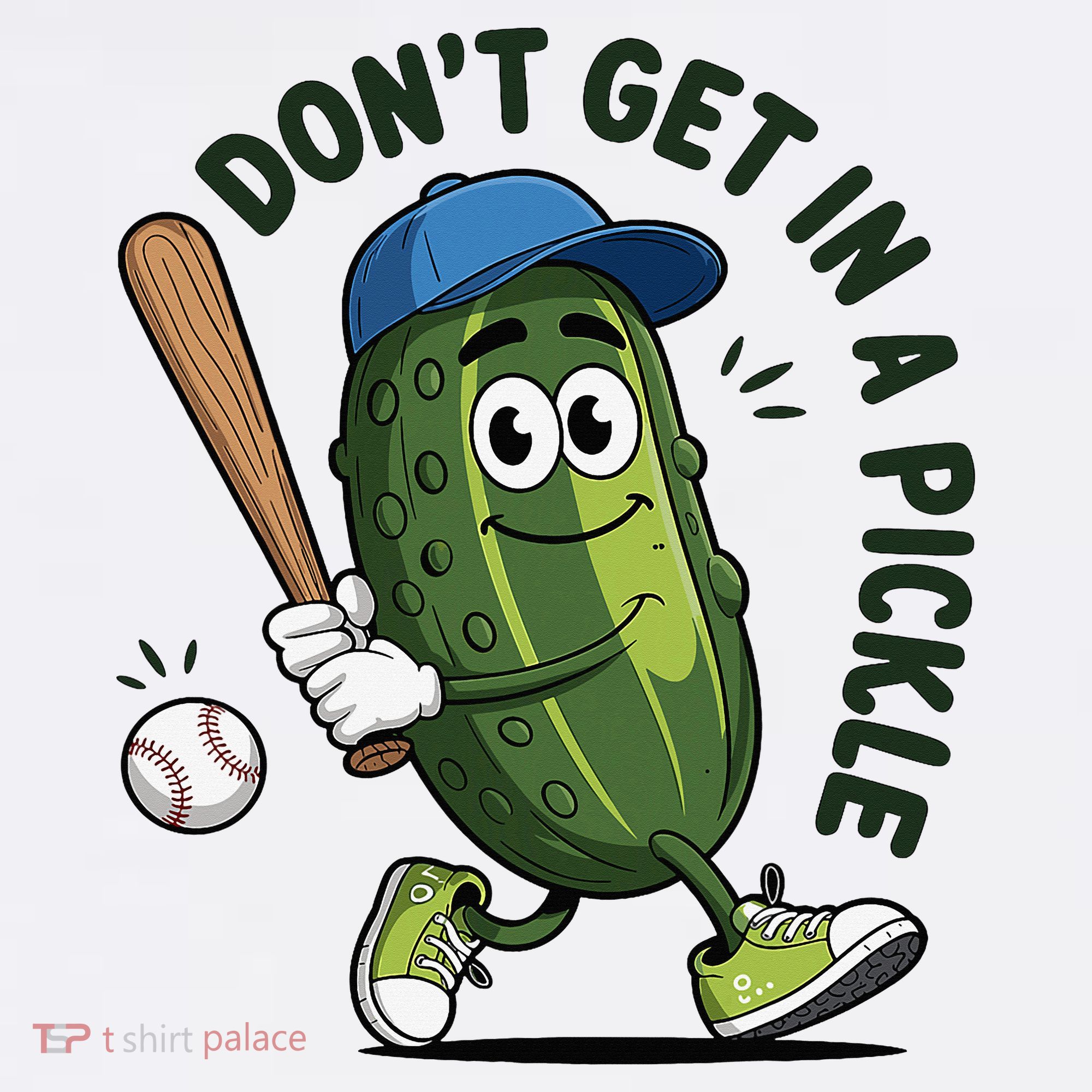 Don't Get In A Pickle Funny Baseball Women T-Shirt