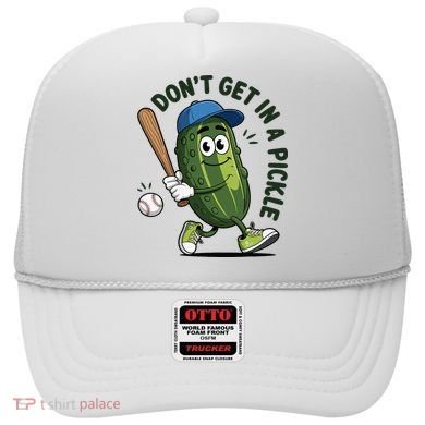 Don't Get In A Pickle Funny Baseball Women Hat