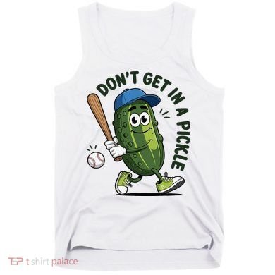 Don't Get In A Pickle Funny Baseball Women Tank Top