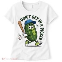 Don't Get In A Pickle Funny Baseball Women Women's T-Shirt thumb 0