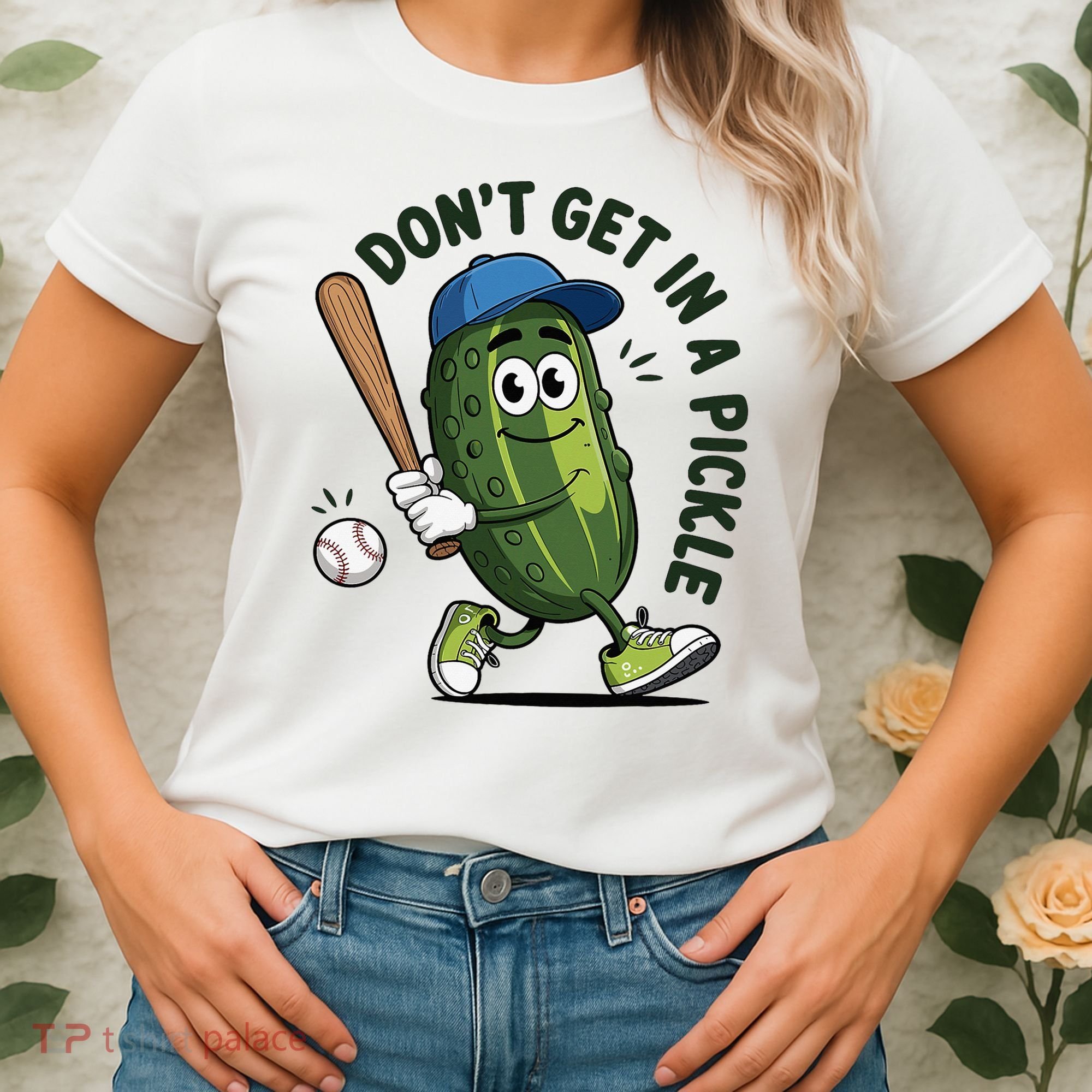 Don't Get In A Pickle Funny Baseball Women Women's T-Shirt
