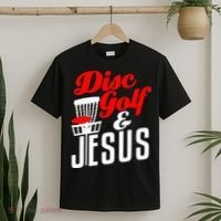 Disc Golf Jesus Christian Gift Funny Golfing Golfer Lover T-Shirt thumb 2