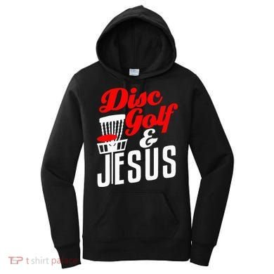 Disc Golf Jesus Christian Gift Funny Golfing Golfer Lover Women's Hoodie