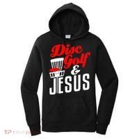 Disc Golf Jesus Christian Gift Funny Golfing Golfer Lover Women's Hoodie thumb 0