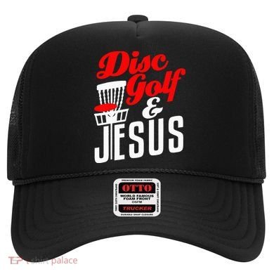 Disc Golf Jesus Christian Gift Funny Golfing Golfer Lover Hat