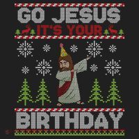 Dabbing Go Jesus It Is Your Birthday Merry Christmas Tumbler thumb 3