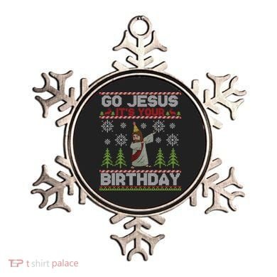 Dabbing Go Jesus It Is Your Birthday Merry Christmas Ornament