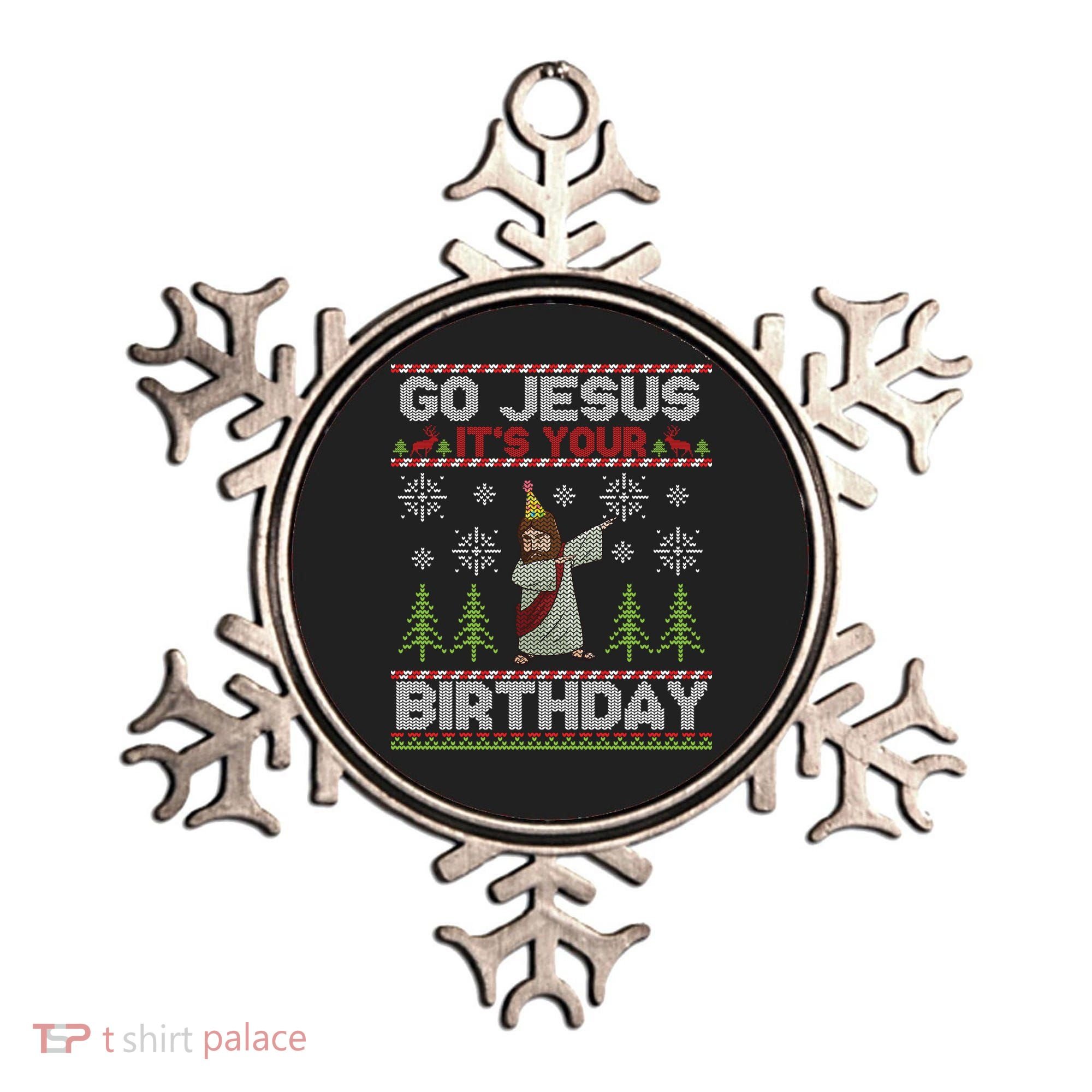 Dabbing Go Jesus It Is Your Birthday Merry Christmas Ornament