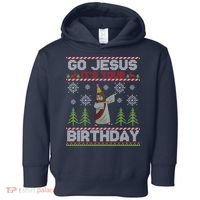 Dabbing Go Jesus It Is Your Birthday Merry Christmas Toddler Hoodie thumb 0