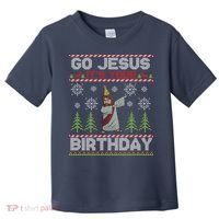 Dabbing Go Jesus It Is Your Birthday Merry Christmas Toddler T-Shirt thumb 0