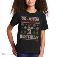 Dabbing Go Jesus It Is Your Birthday Merry Christmas Kids T-Shirt thumb 2