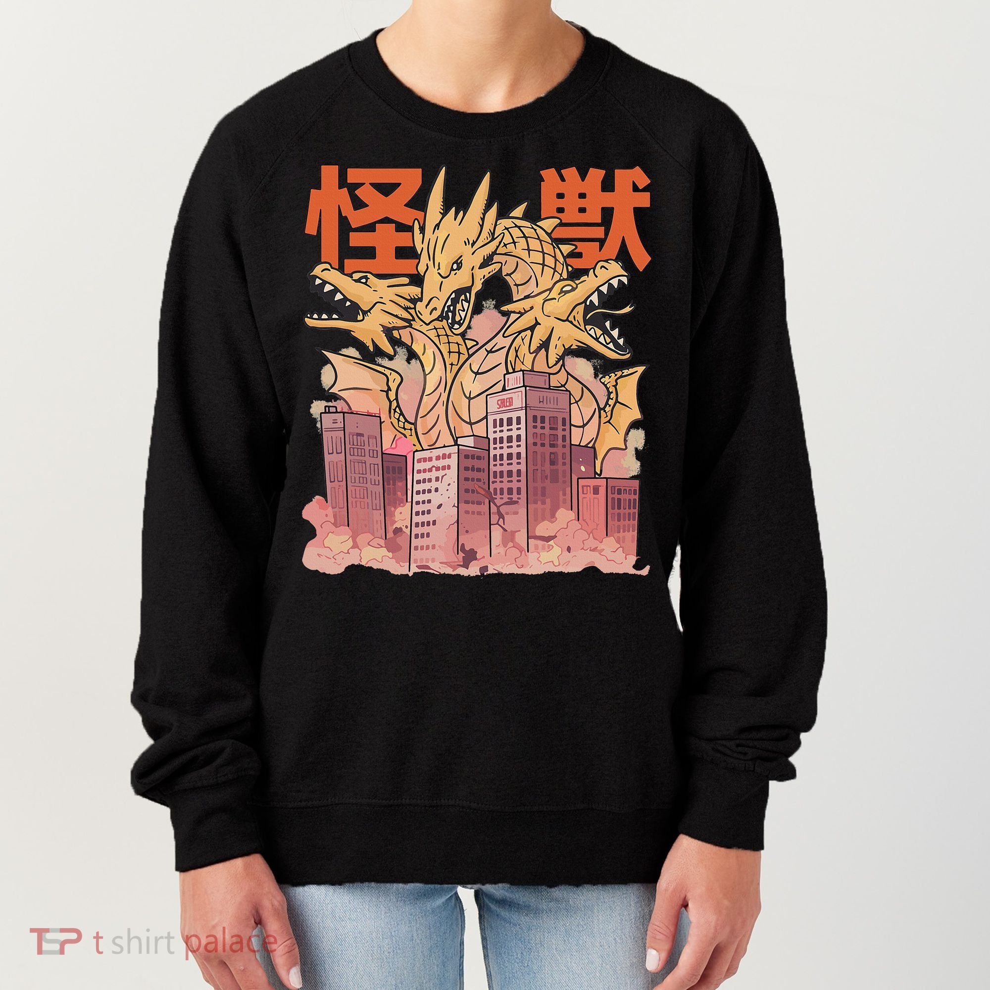 Dragon Ghidorah Japanese Women's Sweatshirt