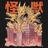 Dragon Ghidorah Japanese Hoodie thumb 7