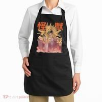 Dragon Ghidorah Japanese Apron thumb 2