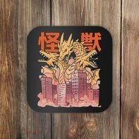 Dragon Ghidorah Japanese Coaster thumb 0