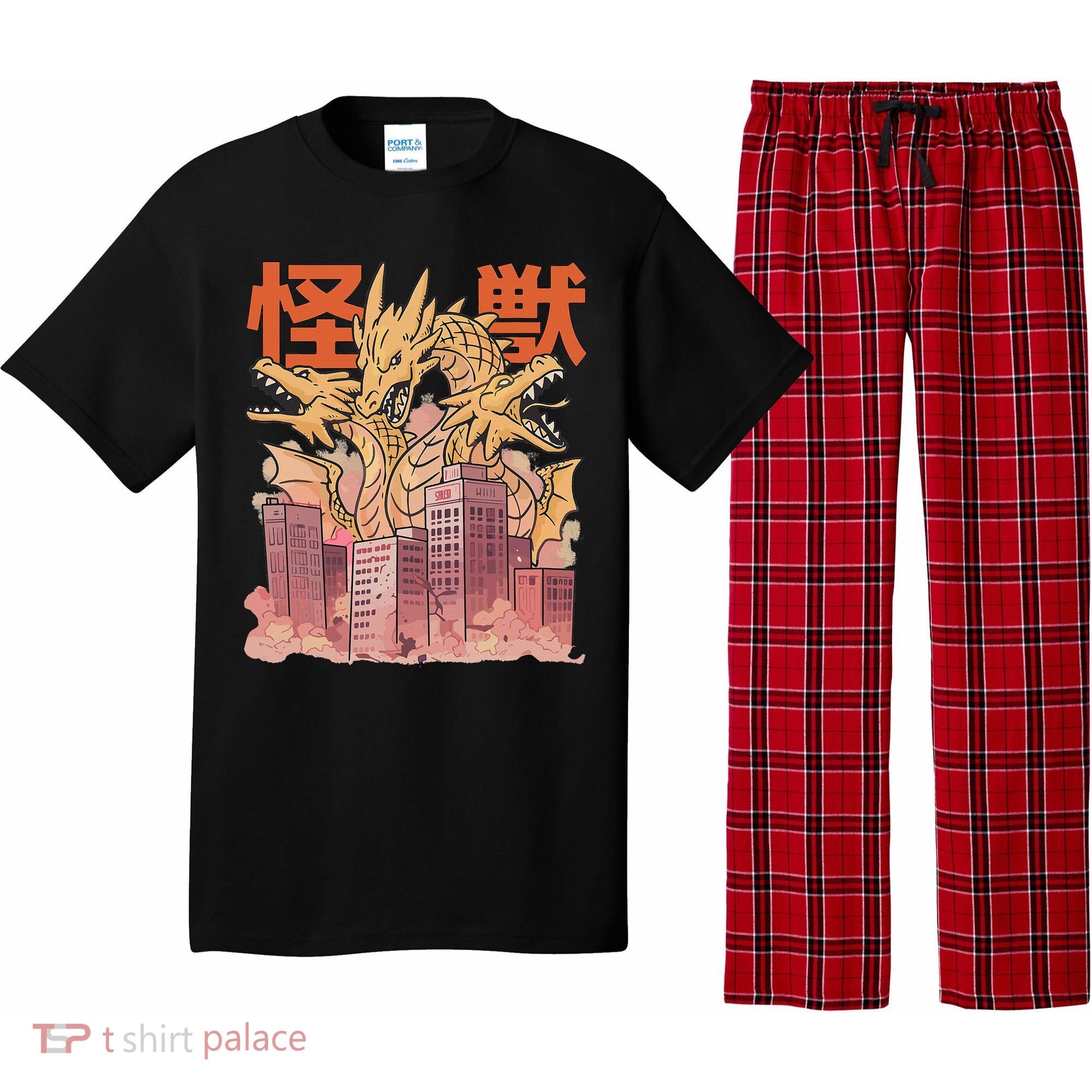 Dragon Ghidorah Japanese Pajama Set