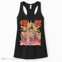 Dragon Ghidorah Japanese Women's Tank Top thumb 0