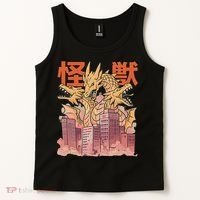 Dragon Ghidorah Japanese Tank Top thumb 2