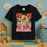 Dragon Ghidorah Japanese Toddler T-Shirt thumb 3