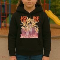 Dragon Ghidorah Japanese Kids Hoodie thumb 3