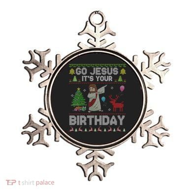 Dabbing Go Jesus Its Your Birthday Merry Christmas Day Ornament