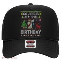 Dabbing Go Jesus Its Your Birthday Merry Christmas Day Hat thumb 0