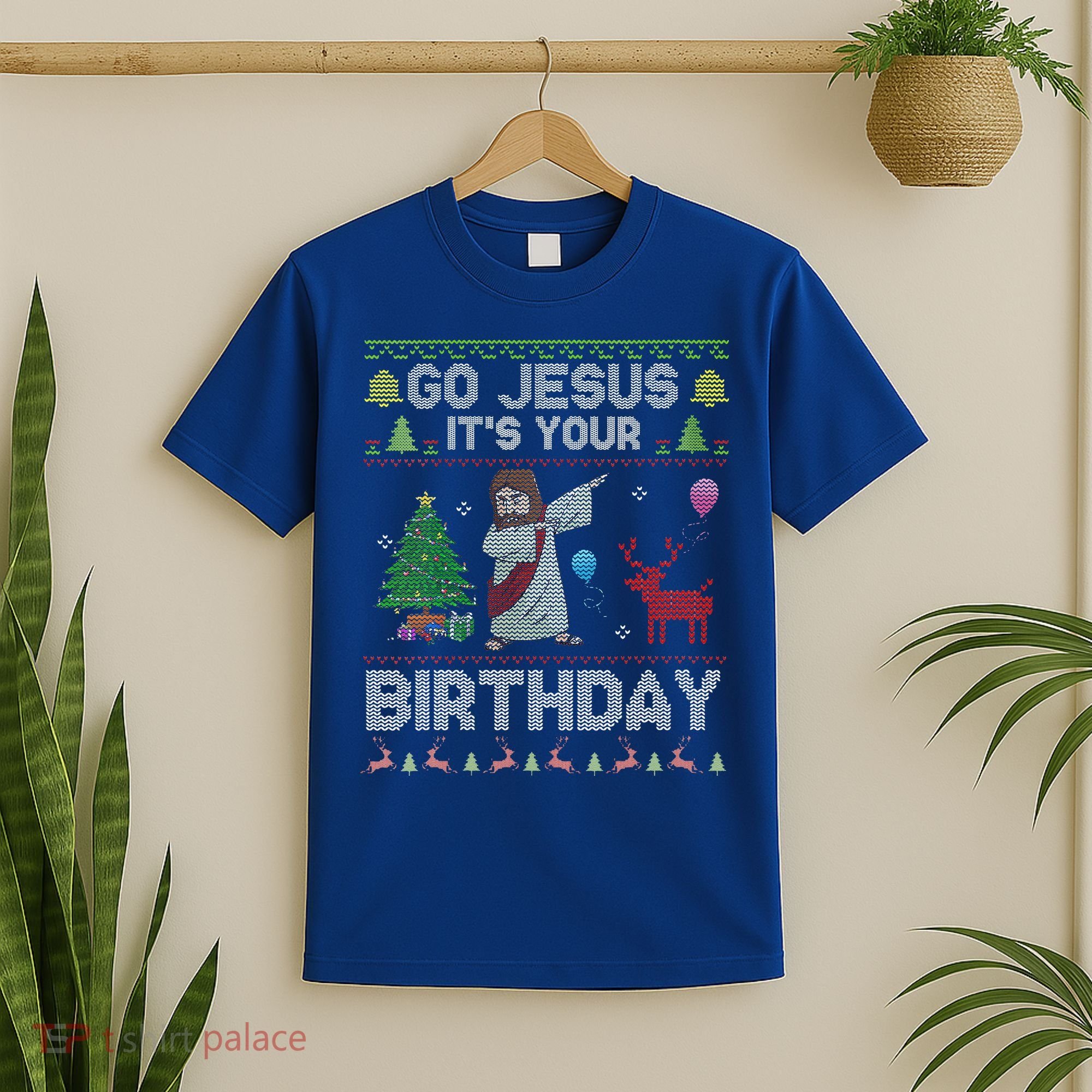 Dabbing Go Jesus Its Your Birthday Merry Christmas Day T-Shirt