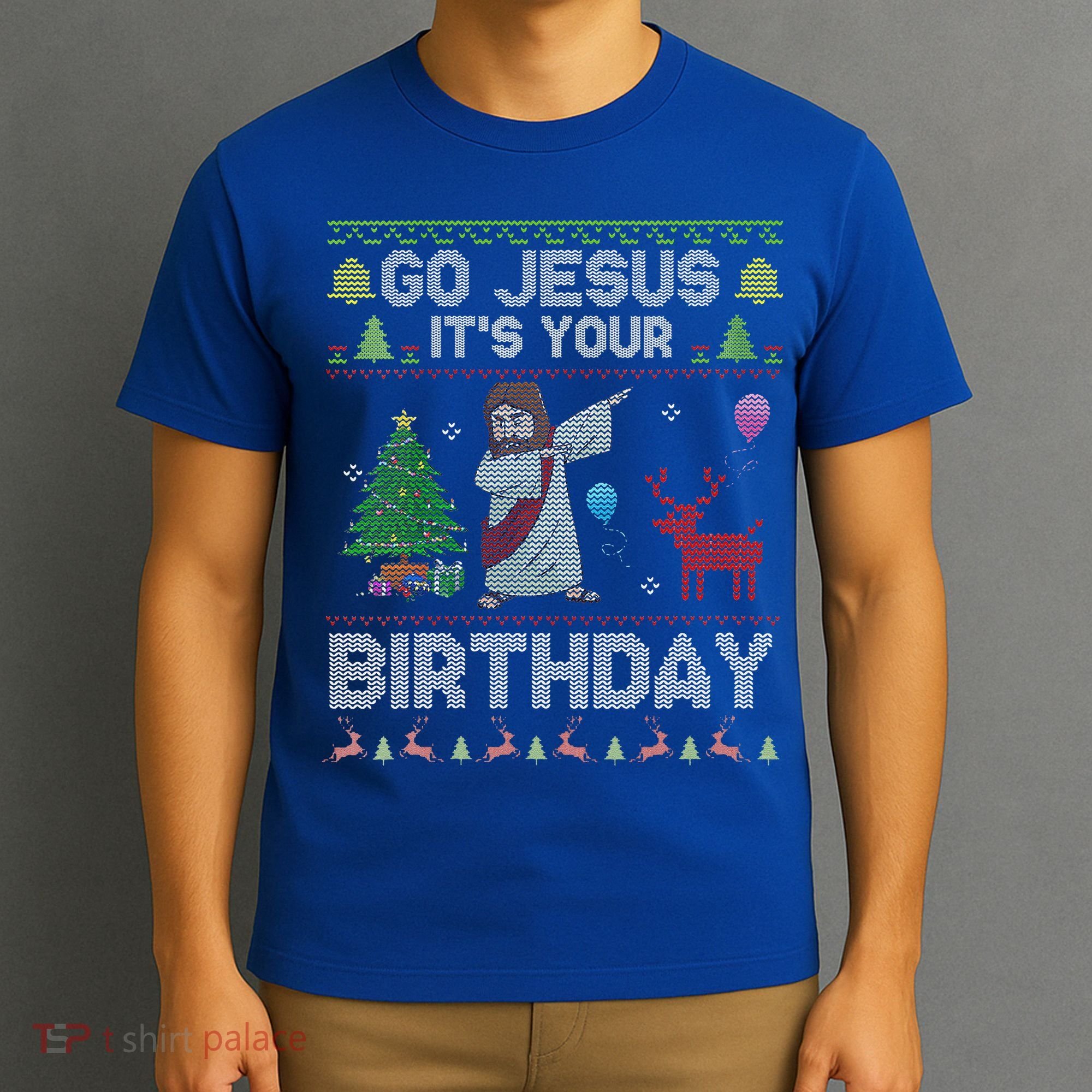 Dabbing Go Jesus Its Your Birthday Merry Christmas Day T-Shirt