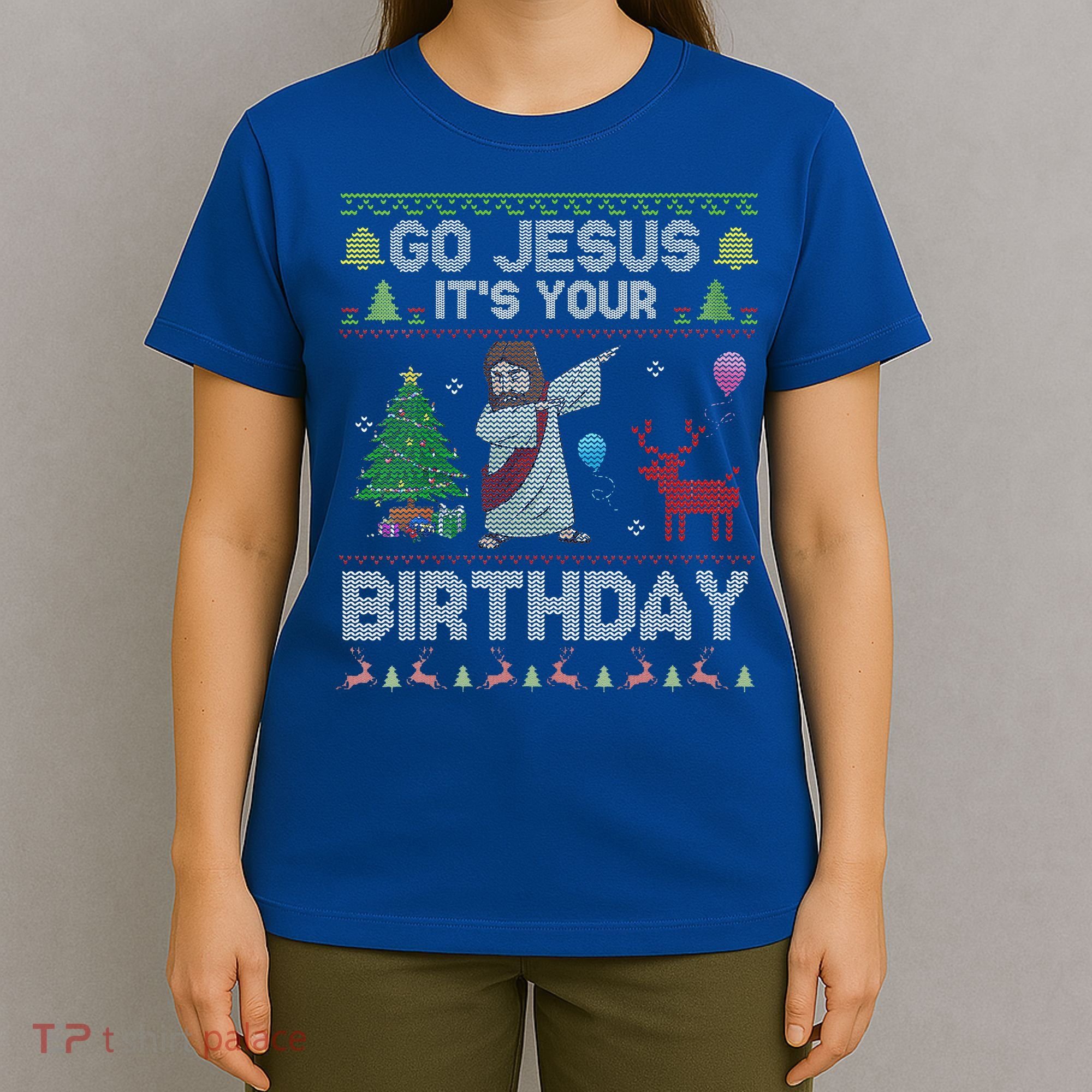Dabbing Go Jesus Its Your Birthday Merry Christmas Day T-Shirt