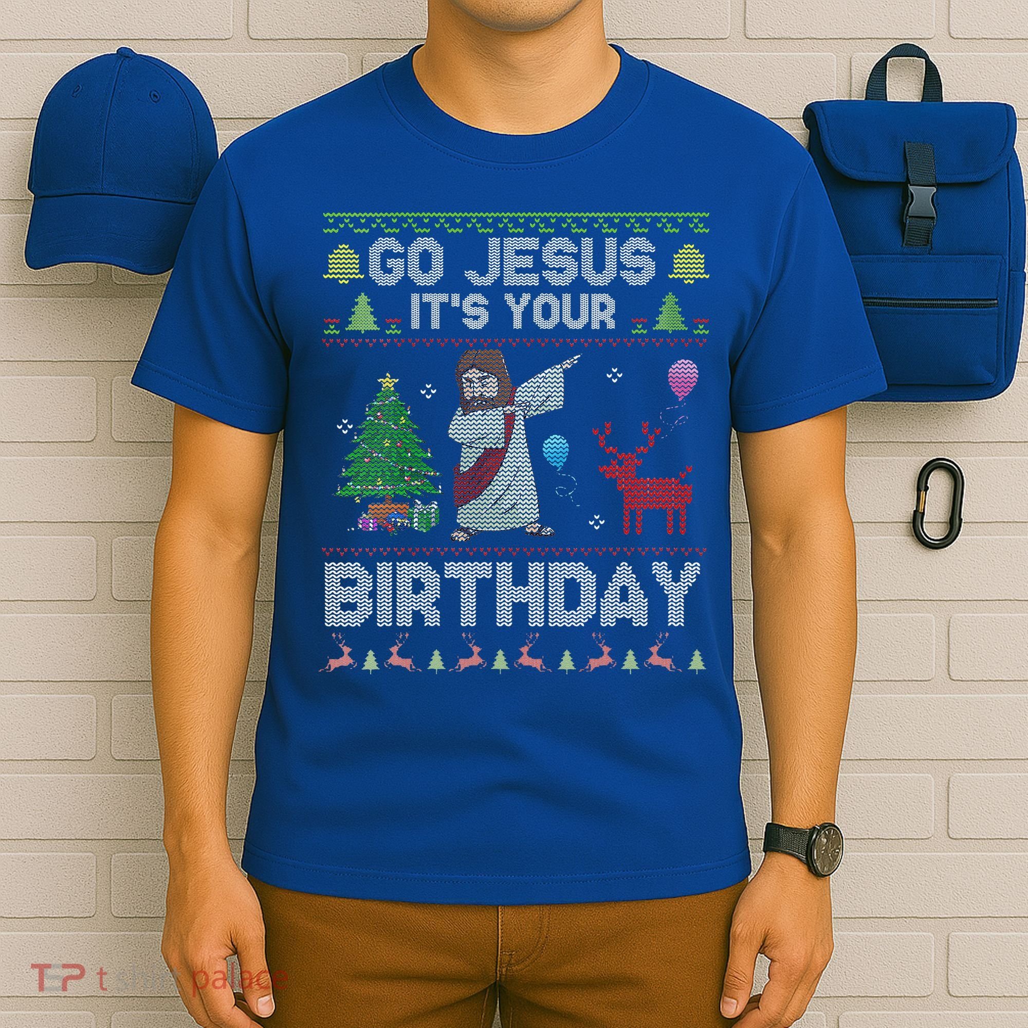 Dabbing Go Jesus Its Your Birthday Merry Christmas Day T-Shirt