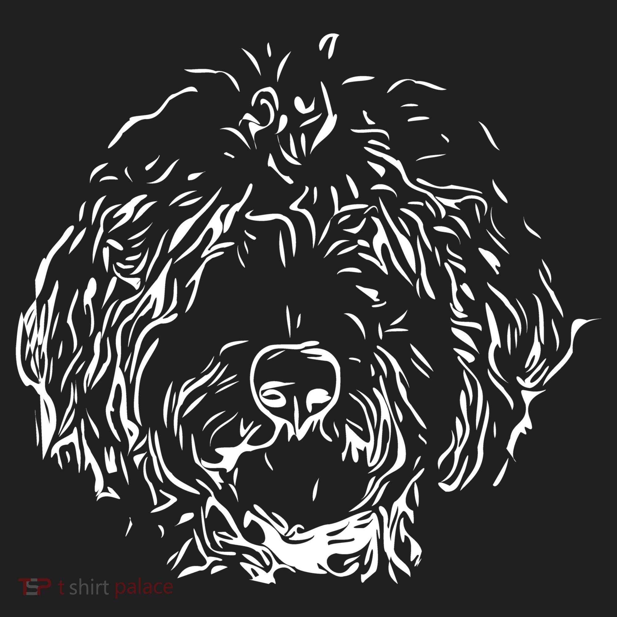 Doodles Goldendoodle Labradoodle Line Drawing Gift Women's Sweatshirt