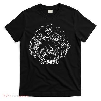 Doodles Goldendoodle Labradoodle Line Drawing Gift T-Shirt