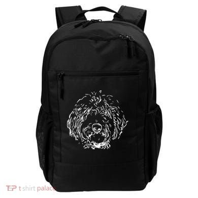 Doodles Goldendoodle Labradoodle Line Drawing Gift Backpack
