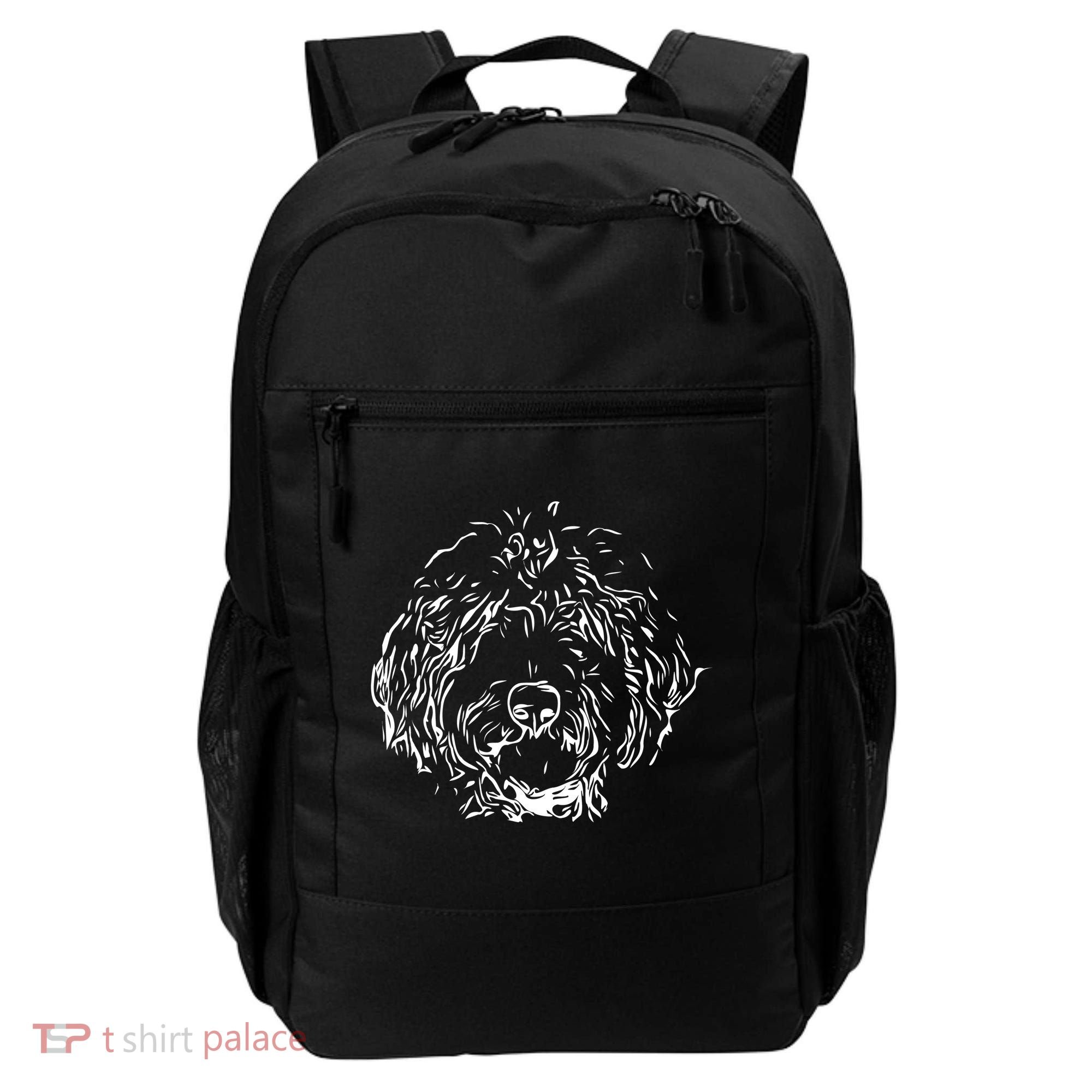 Doodles Goldendoodle Labradoodle Line Drawing Gift Backpack