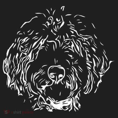 Doodles Goldendoodle Labradoodle Line Drawing Gift V.I.T. Fleece Crew Sweatshirt