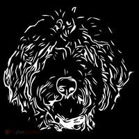 Doodles Goldendoodle Labradoodle Line Drawing Gift Women's Hoodie thumb 2