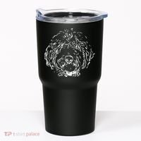 Doodles Goldendoodle Labradoodle Line Drawing Gift Tumbler thumb 0