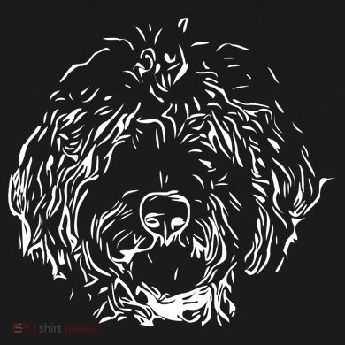 Doodles Goldendoodle Labradoodle Line Drawing Gift Tie Dye Hoodie