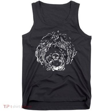 Doodles Goldendoodle Labradoodle Line Drawing Gift Tank Top